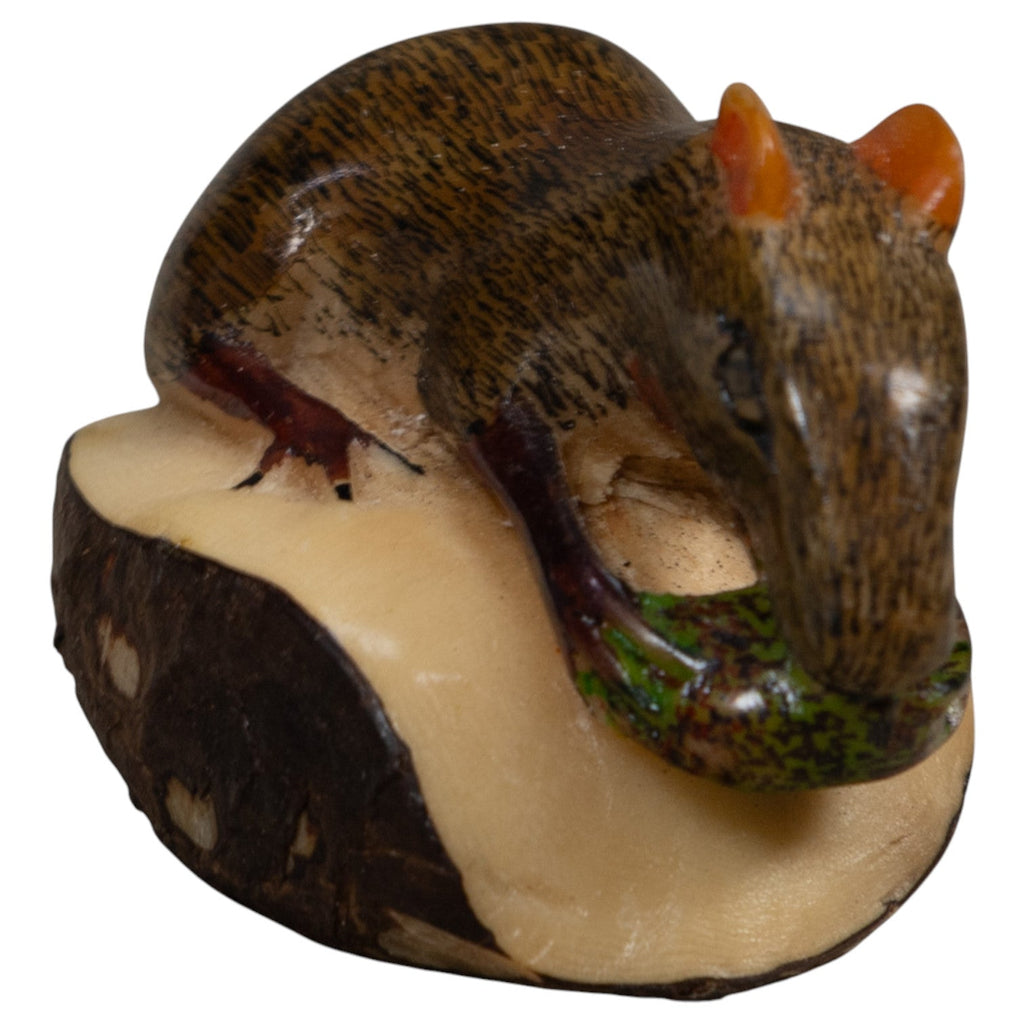 Neque Agouti Conejo Pintado Tagua Carving