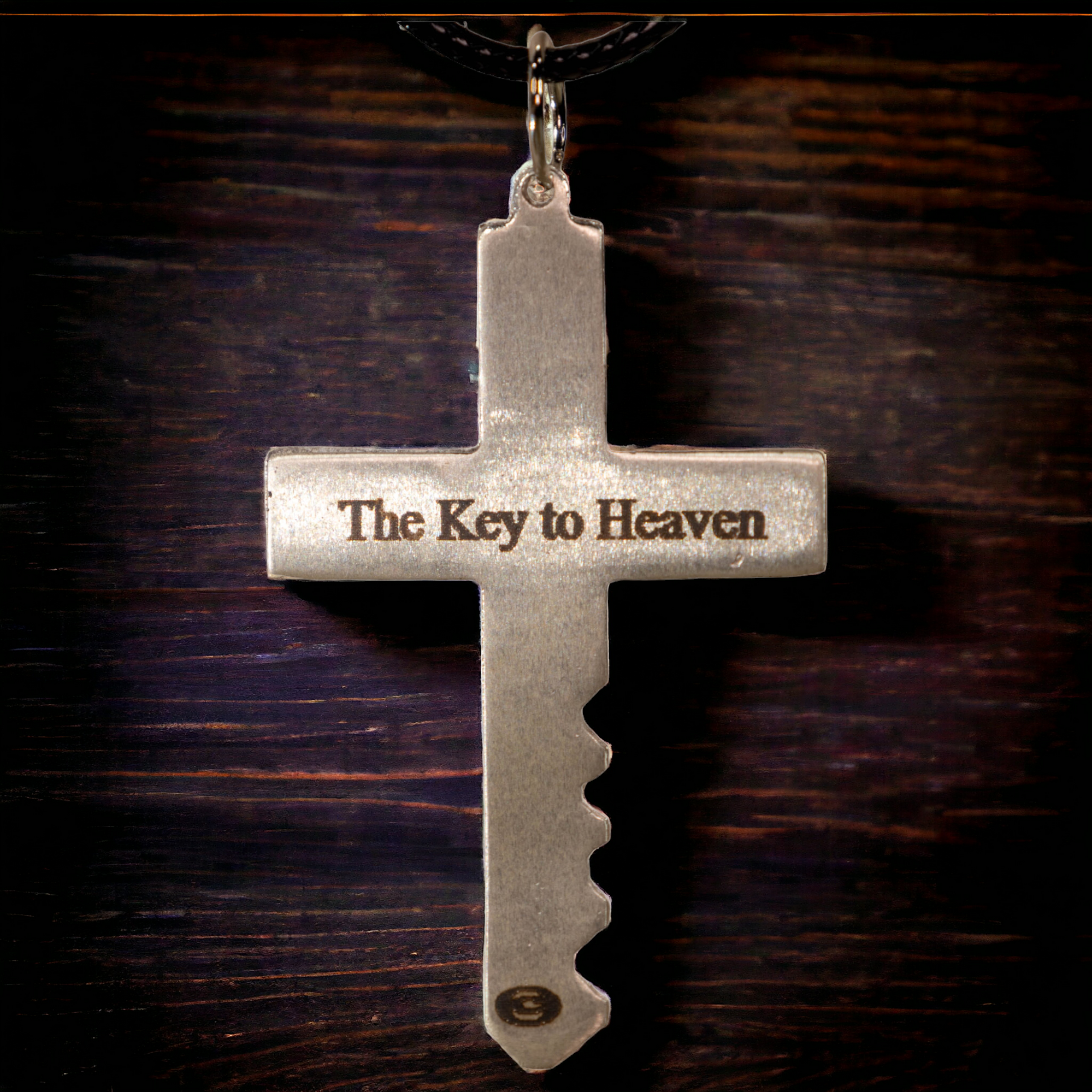 The Key to Heaven Sterling Silver Medium Pendant
