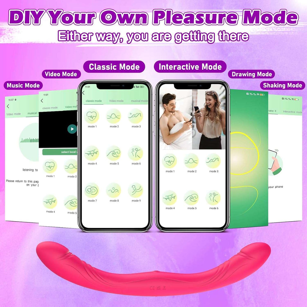 TwinTease 9 Vibrations Dual Dildo Vibrator