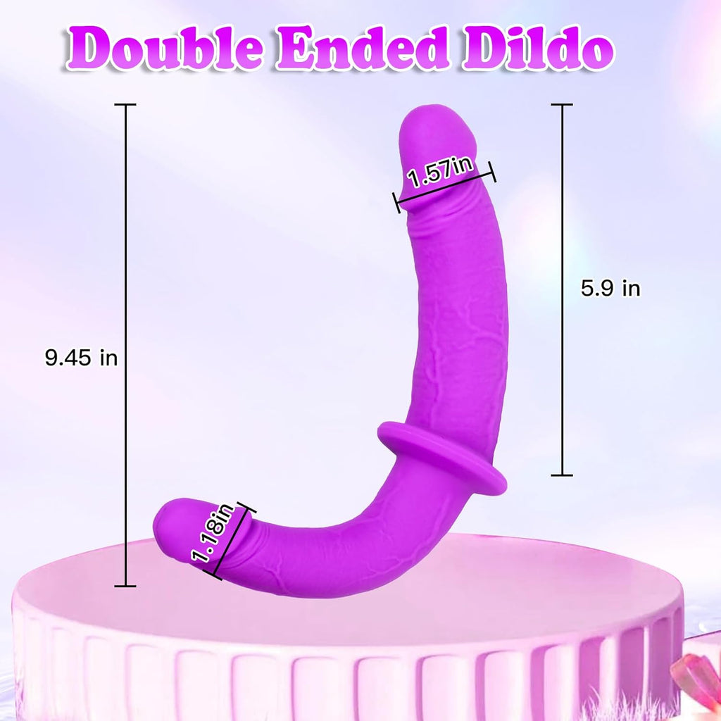 Two-Sided Strap-On Dildo for Couples