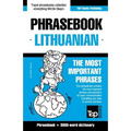 English-Lithuanian phrasebook & 3000-word topical vocabulary - Paperback