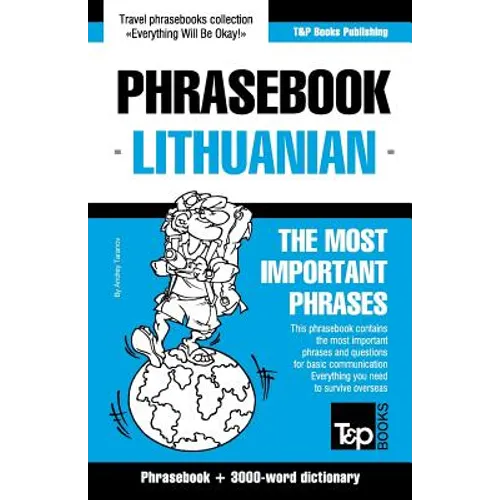 English-Lithuanian phrasebook & 3000-word topical vocabulary - Paperback