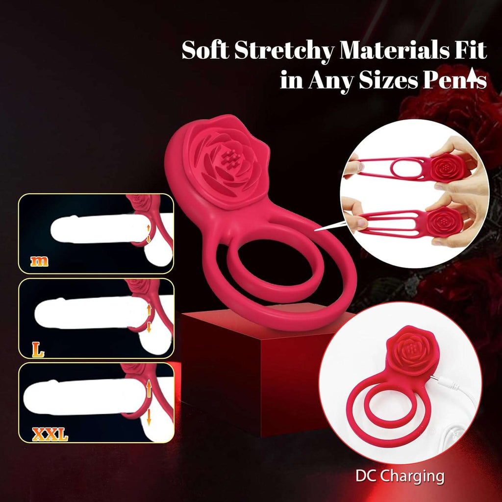 UnityVibe Penis Ring Clitoral Massager