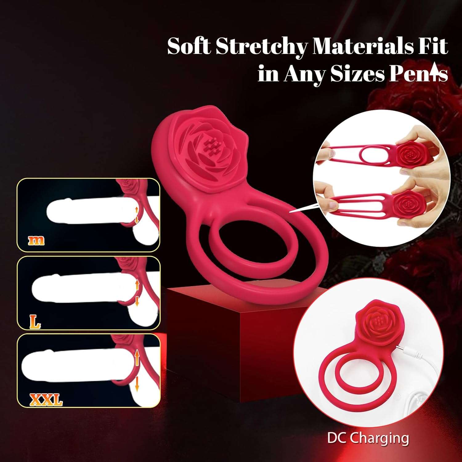 UnityVibe Penis Ring Clitoral Massager