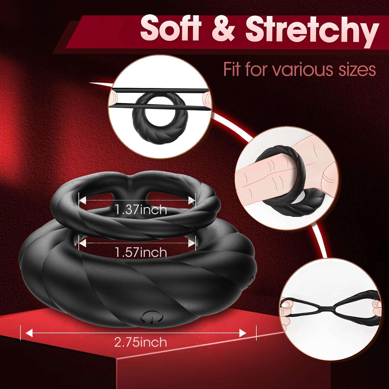 VibeCircle Dual Stimulation Penis Ring