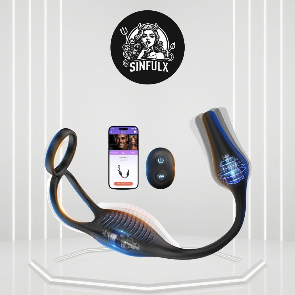 VibrantFusion Powerful Prostate Vibrator Penis Ring