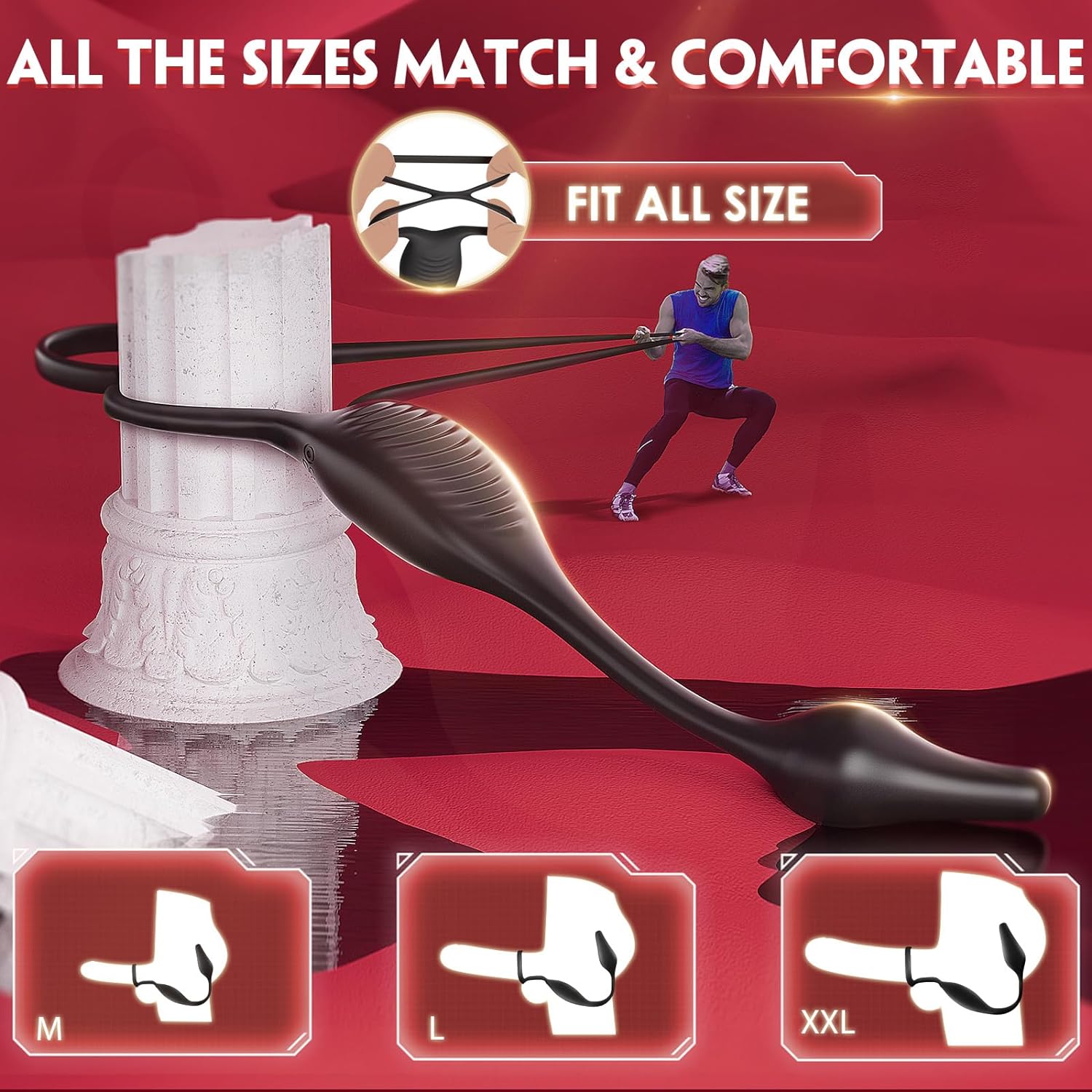 VibrantFusion Powerful Prostate Vibrator Penis Ring
