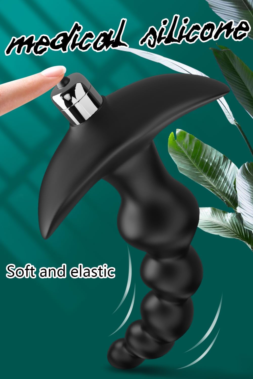 VibrantPath Bullet Vibrator Anal Beads Wand