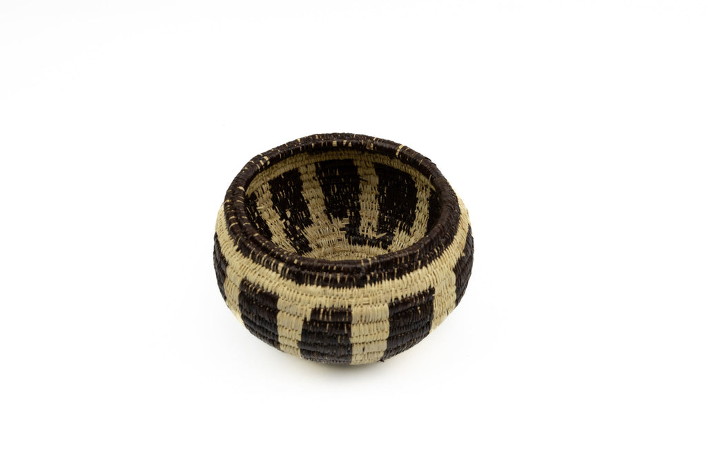 Vintage Handmade Woven Basket Fair Trade