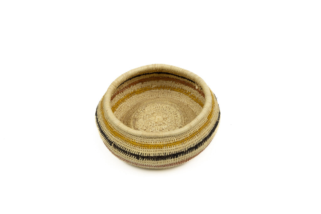 Vintage Handmade Woven Basket Fair Trade