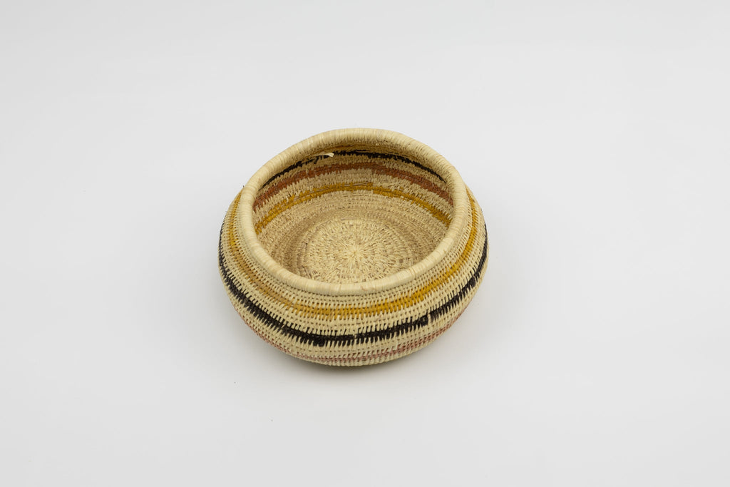 Vintage Handmade Woven Basket Fair Trade