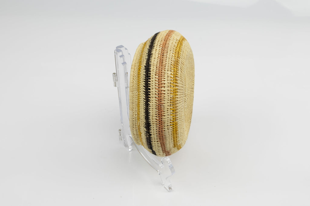 Vintage Handmade Woven Basket Fair Trade
