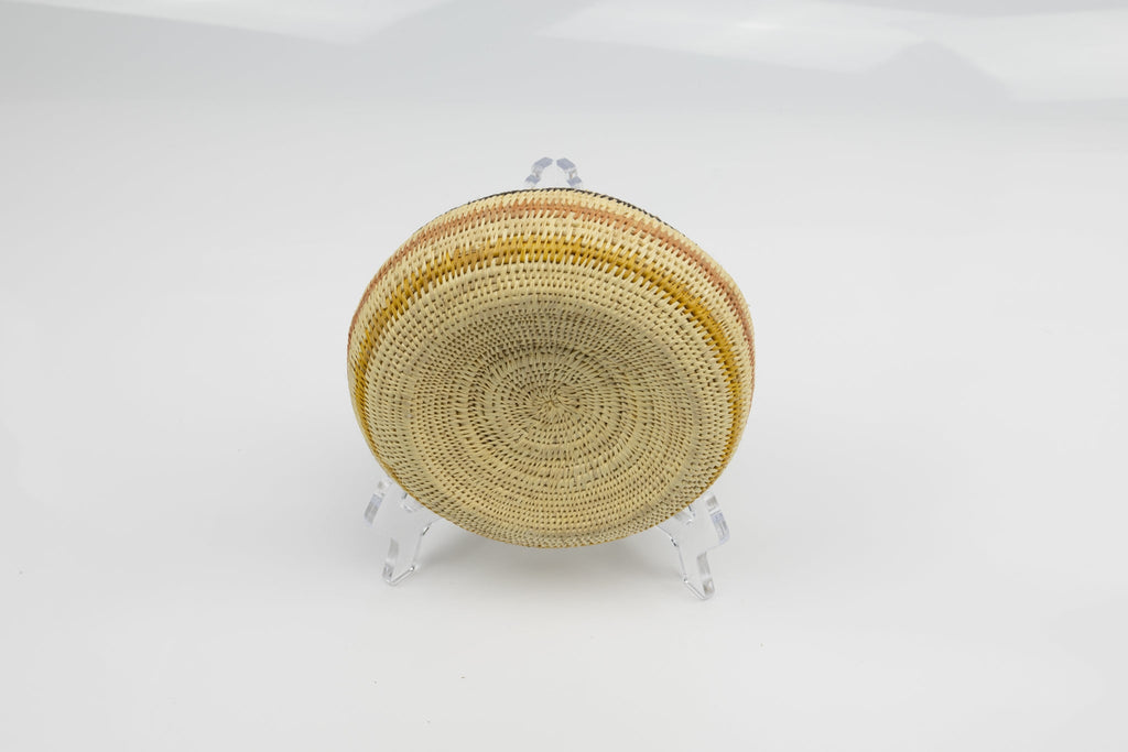Vintage Handmade Woven Basket Fair Trade