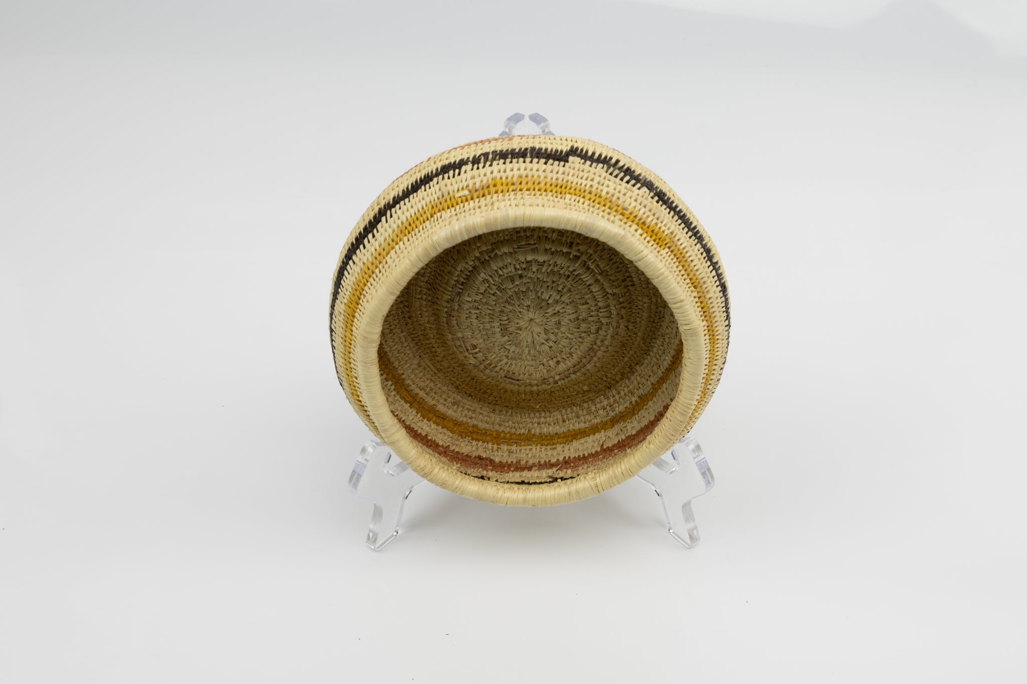 Vintage Handmade Woven Basket Fair Trade