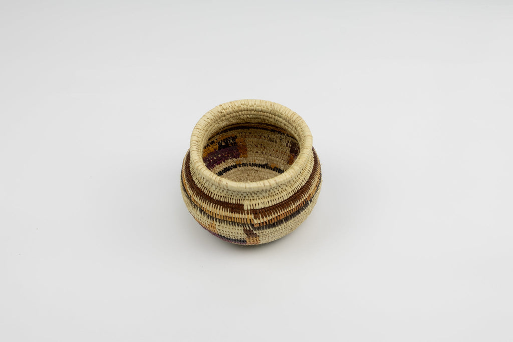 Vintage Handmade Woven Basket Fair Trade