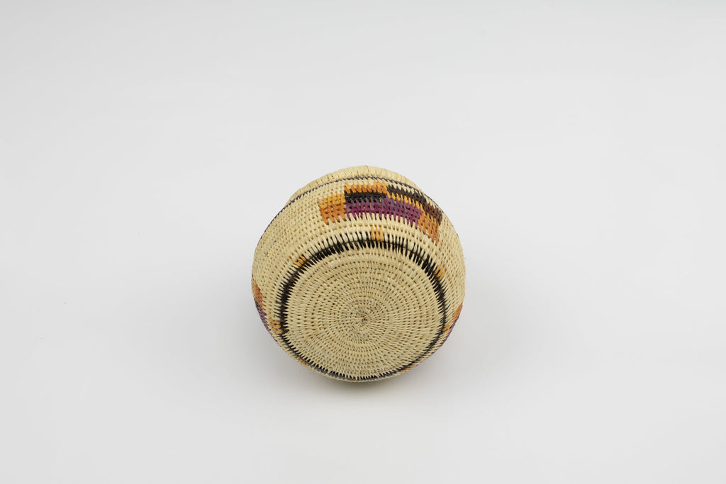 Vintage Handmade Woven Basket Fair Trade