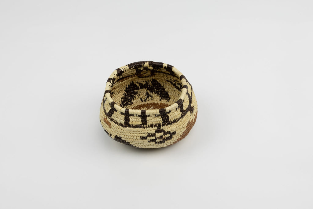 Vintage Handmade BAT Woven Basket Fair Trade