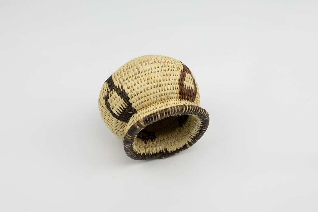 Vintage Handmade Woven Basket Fair Trade