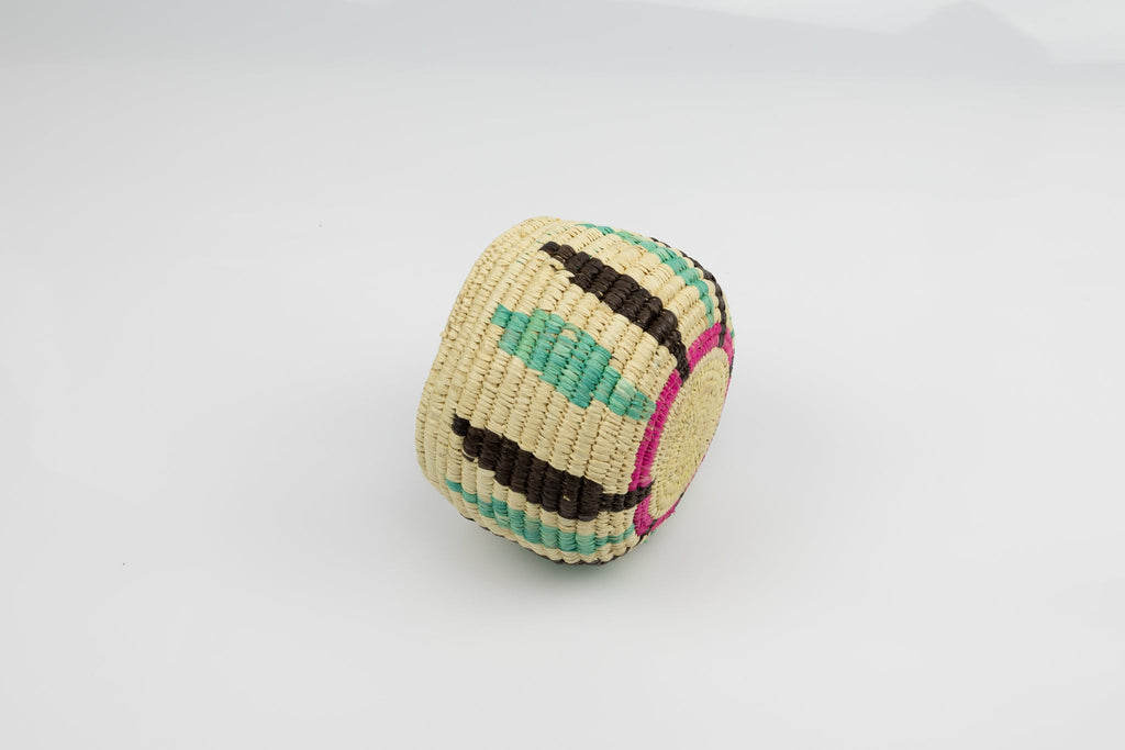 Vintage Handmade Woven Basket Fair Trade