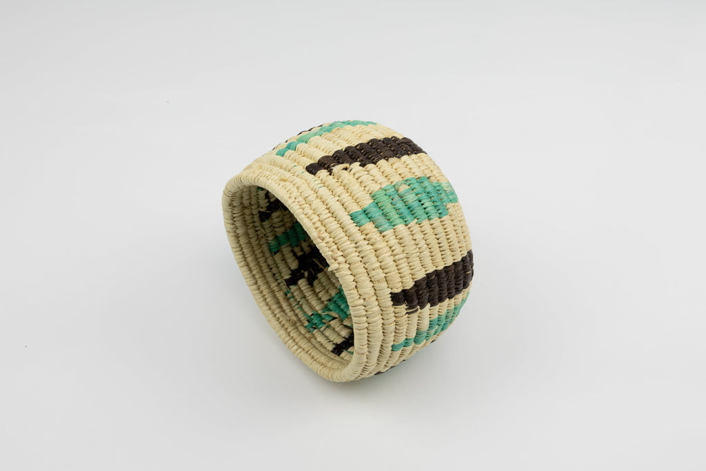 Vintage Handmade Woven Basket Fair Trade