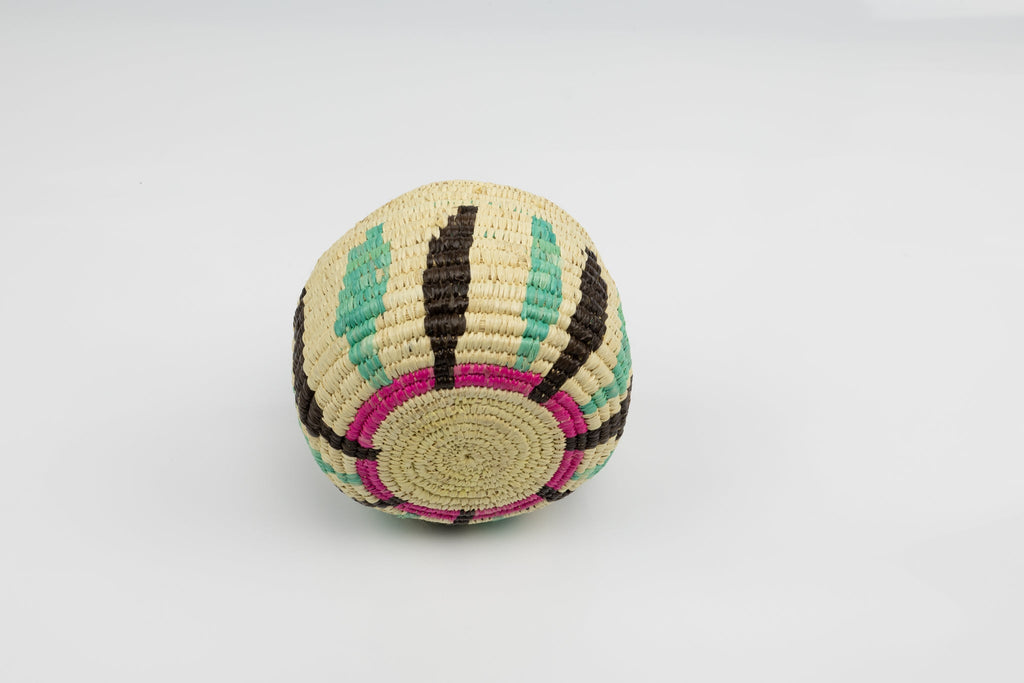 Vintage Handmade Woven Basket Fair Trade