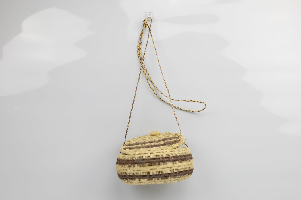 Hand Woven Vintage Hanging Basket Made By Indigenous Artisans