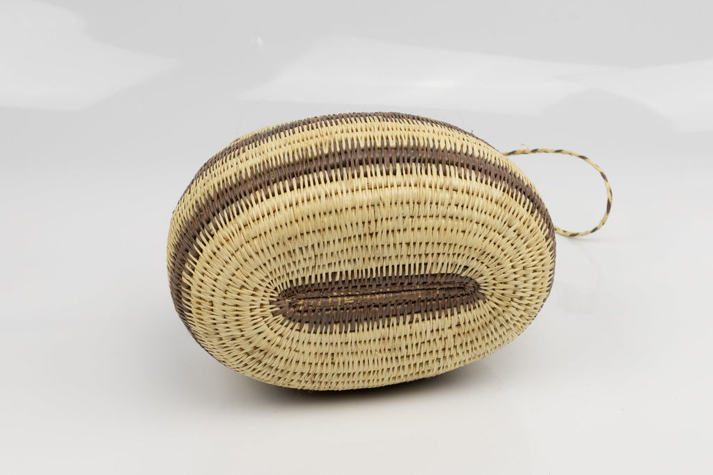 Hand Woven Vintage Hanging Basket Made By Indigenous Artisans