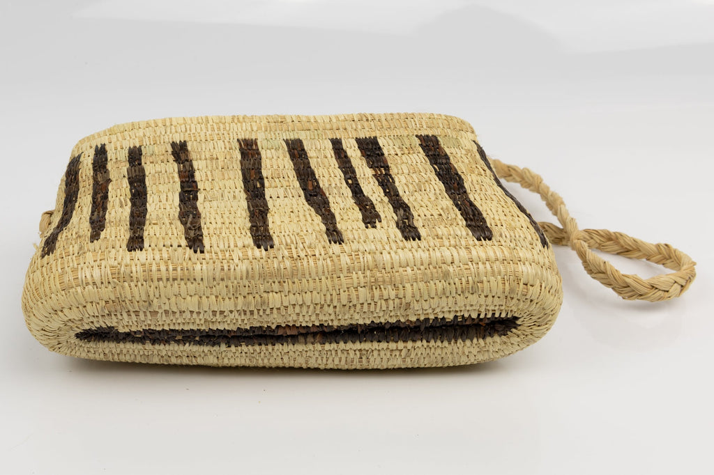 Hand Woven Vintage Hanging Basket Made By Indigenous Artisans