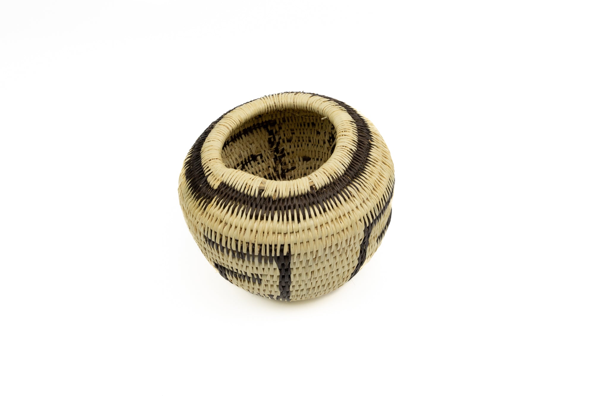 Hand Woven Vintage Basket Made By Indigenous Artisans