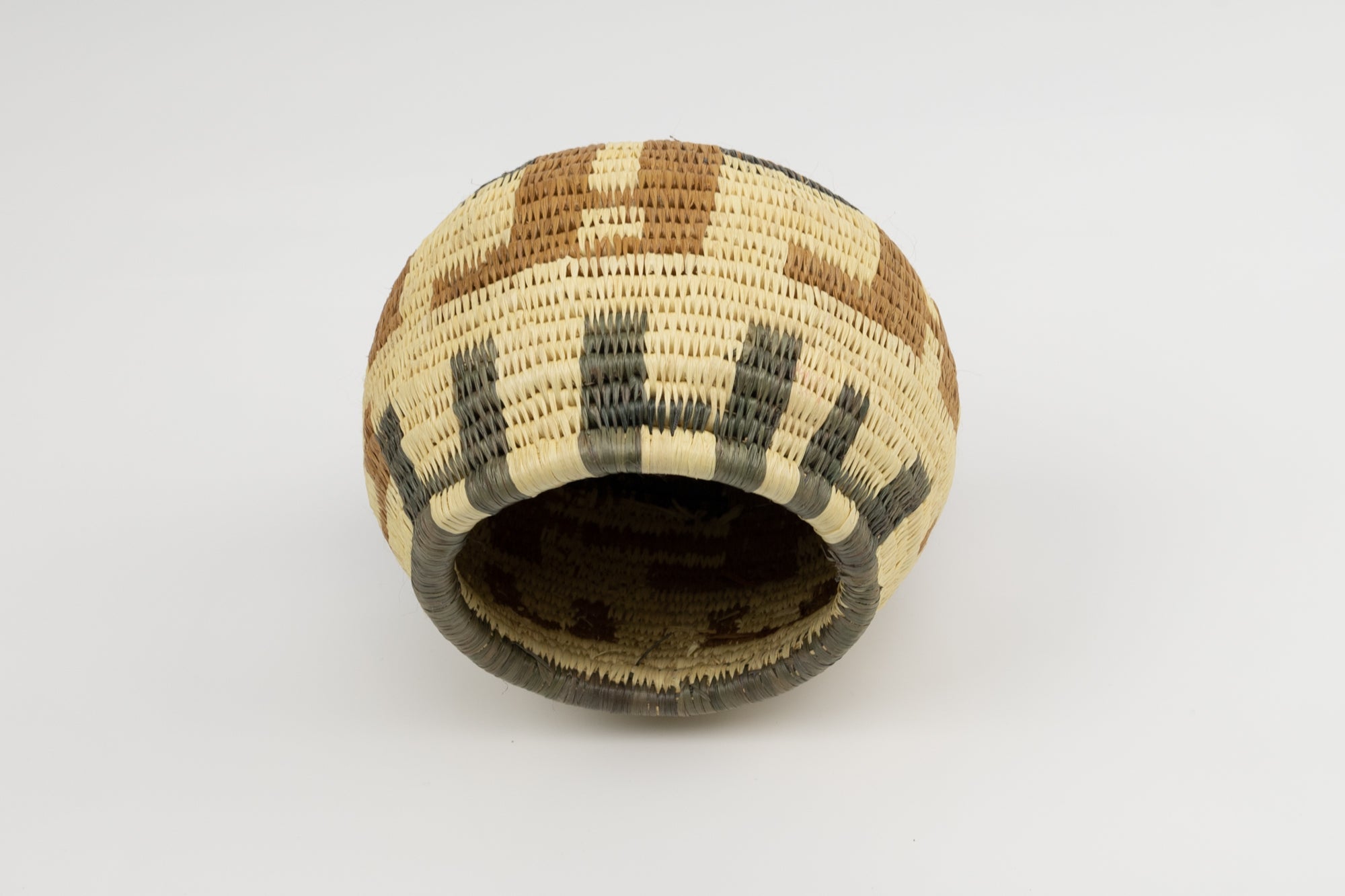 Hand Woven Vintage Basket Made By Indigenous Artisans