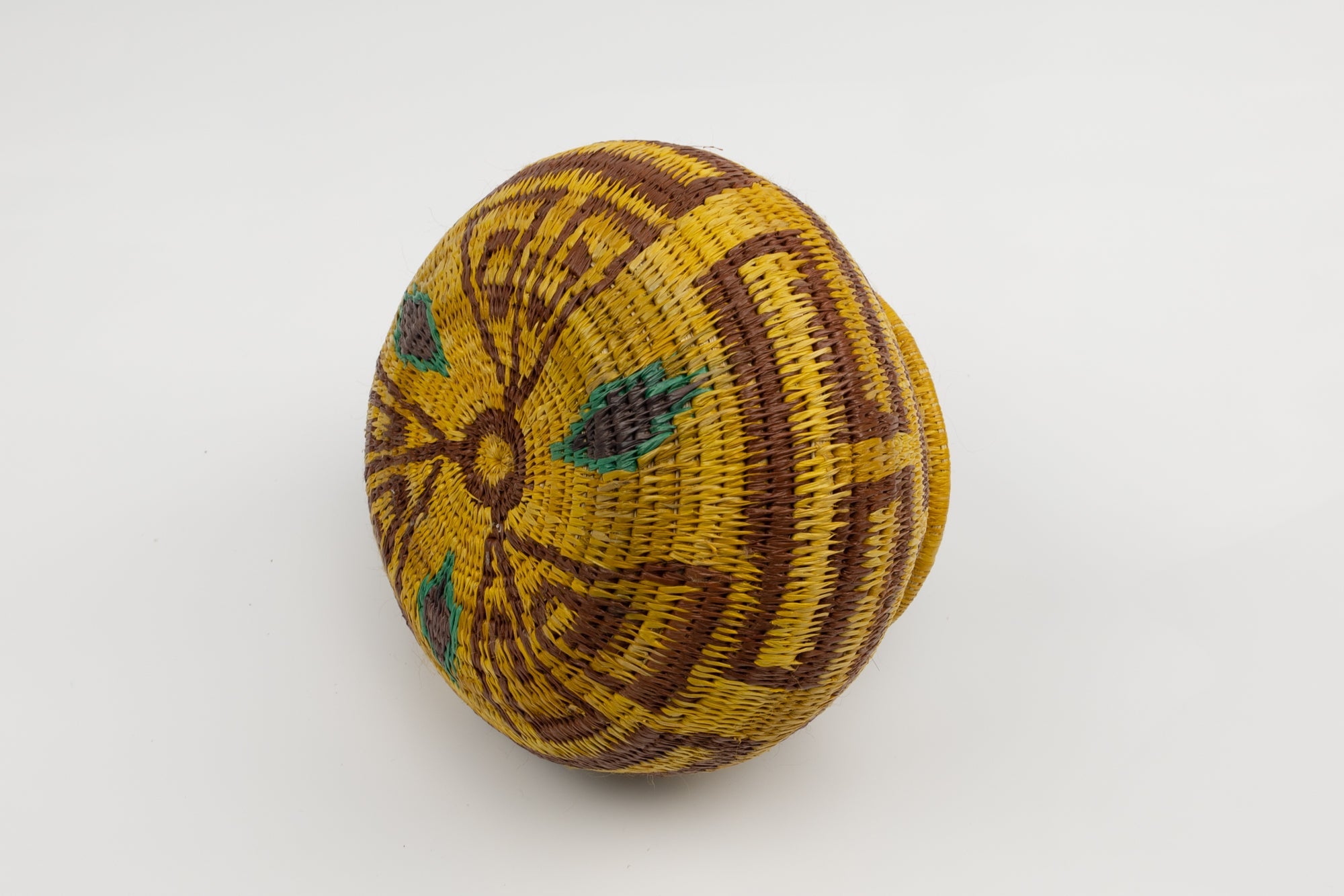 Hand Woven Vintage Basket Made By Indigenous Artisans