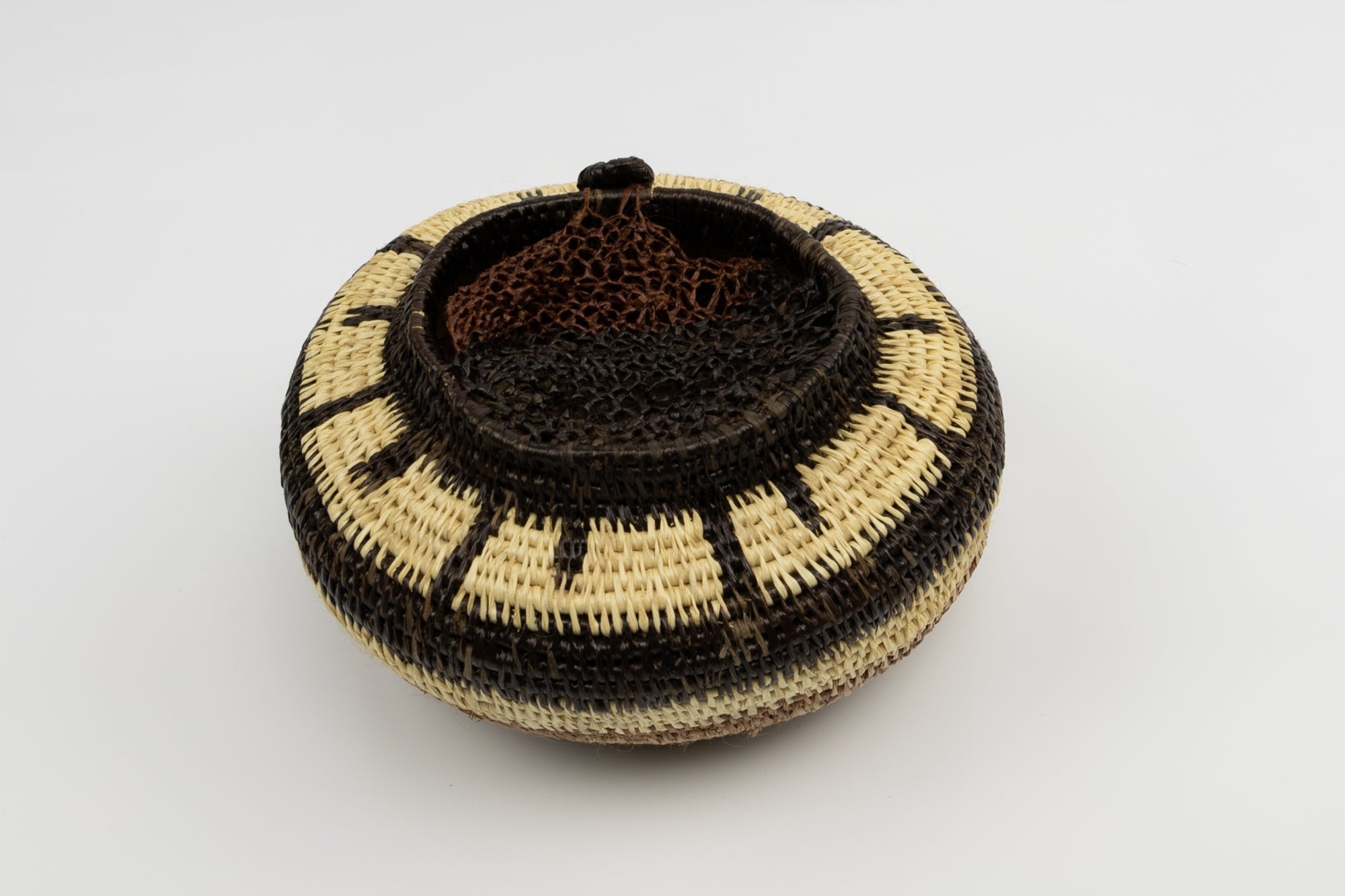 Hand Woven Vintage Basket Made By Indigenous Artisans