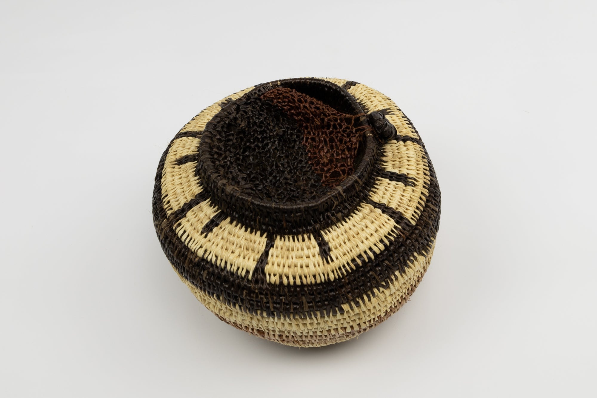 Hand Woven Vintage Basket Made By Indigenous Artisans