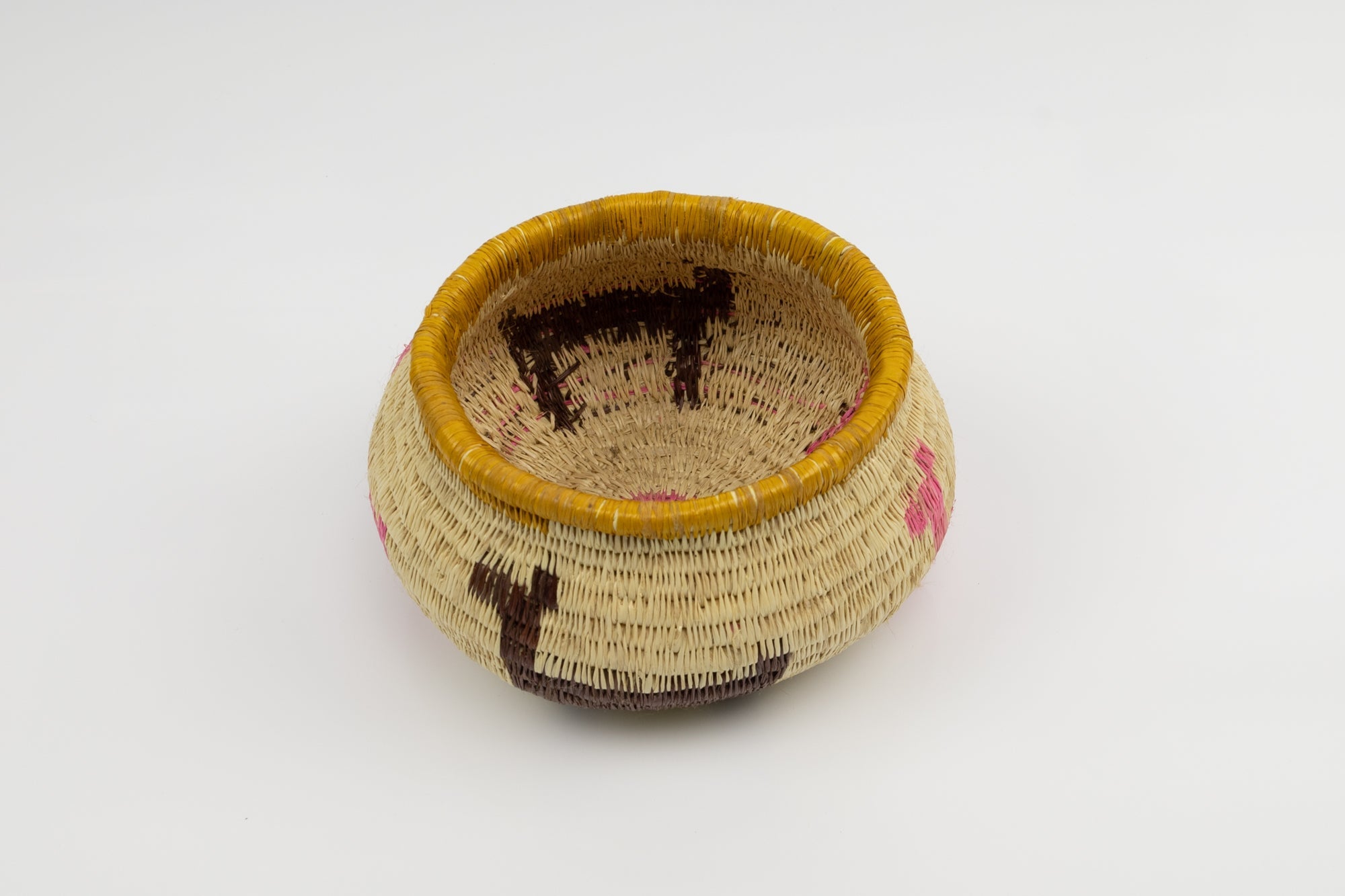 Hand Woven Vintage Basket Made By Indigenous Artisans