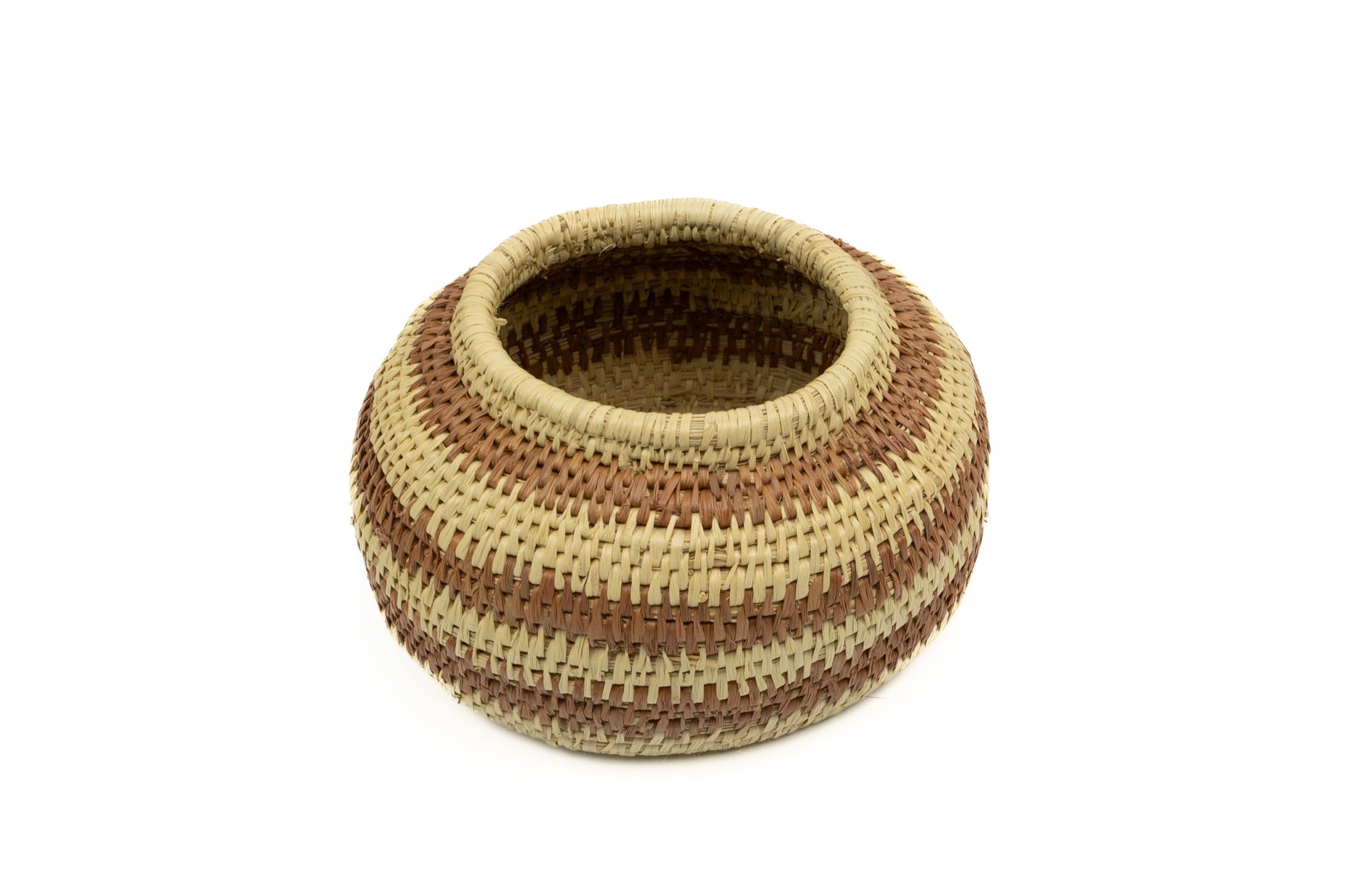 Hand Woven Vintage Basket Made By Indigenous Artisans