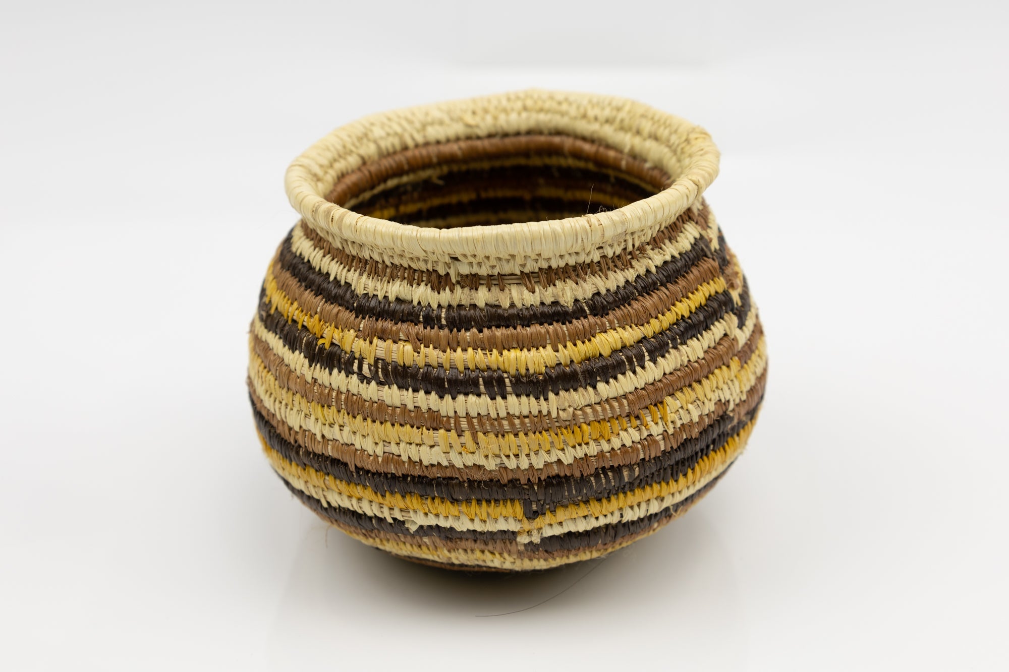 Hand Woven Vintage Basket Made By Indigenous Artisans