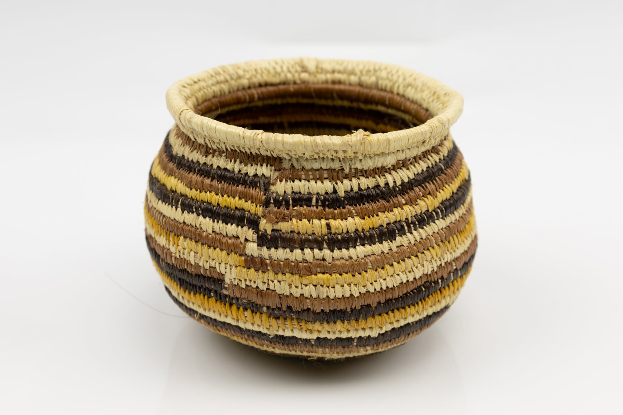 Hand Woven Vintage Basket Made By Indigenous Artisans