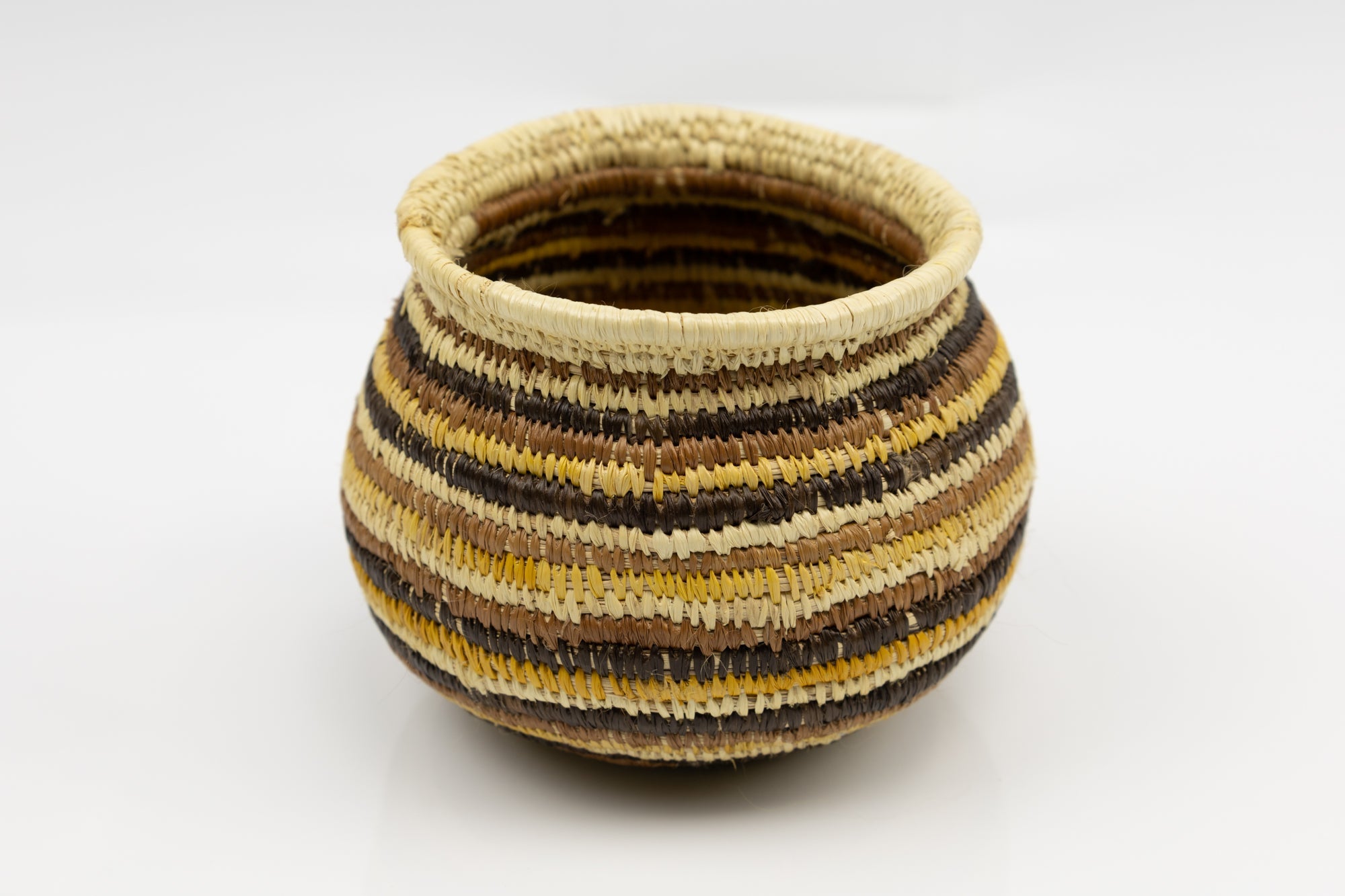 Hand Woven Vintage Basket Made By Indigenous Artisans