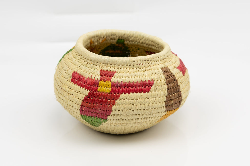 Hand Woven Vintage Basket Made By Indigenous Artisans