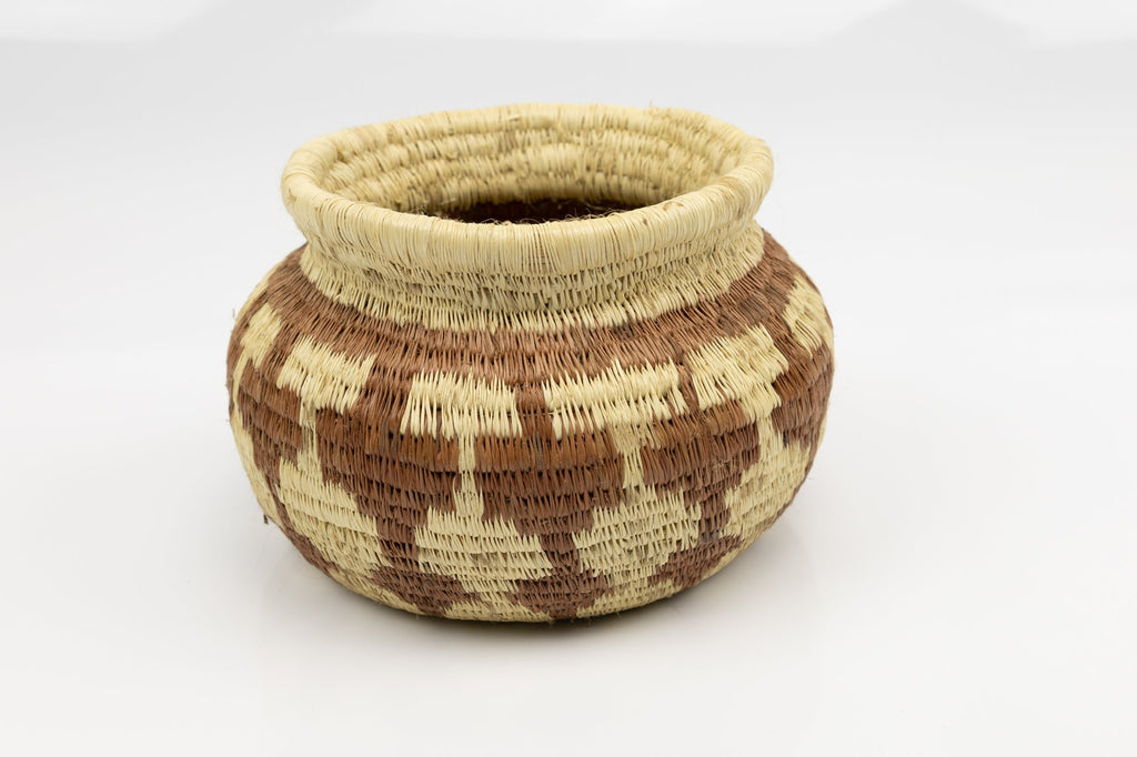 Hand Woven Vintage Basket Made By Indigenous Artisans