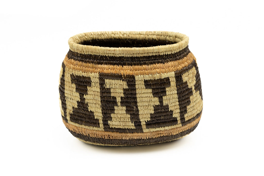 Hand Woven Vintage Basket Made By Indigenous Artisans