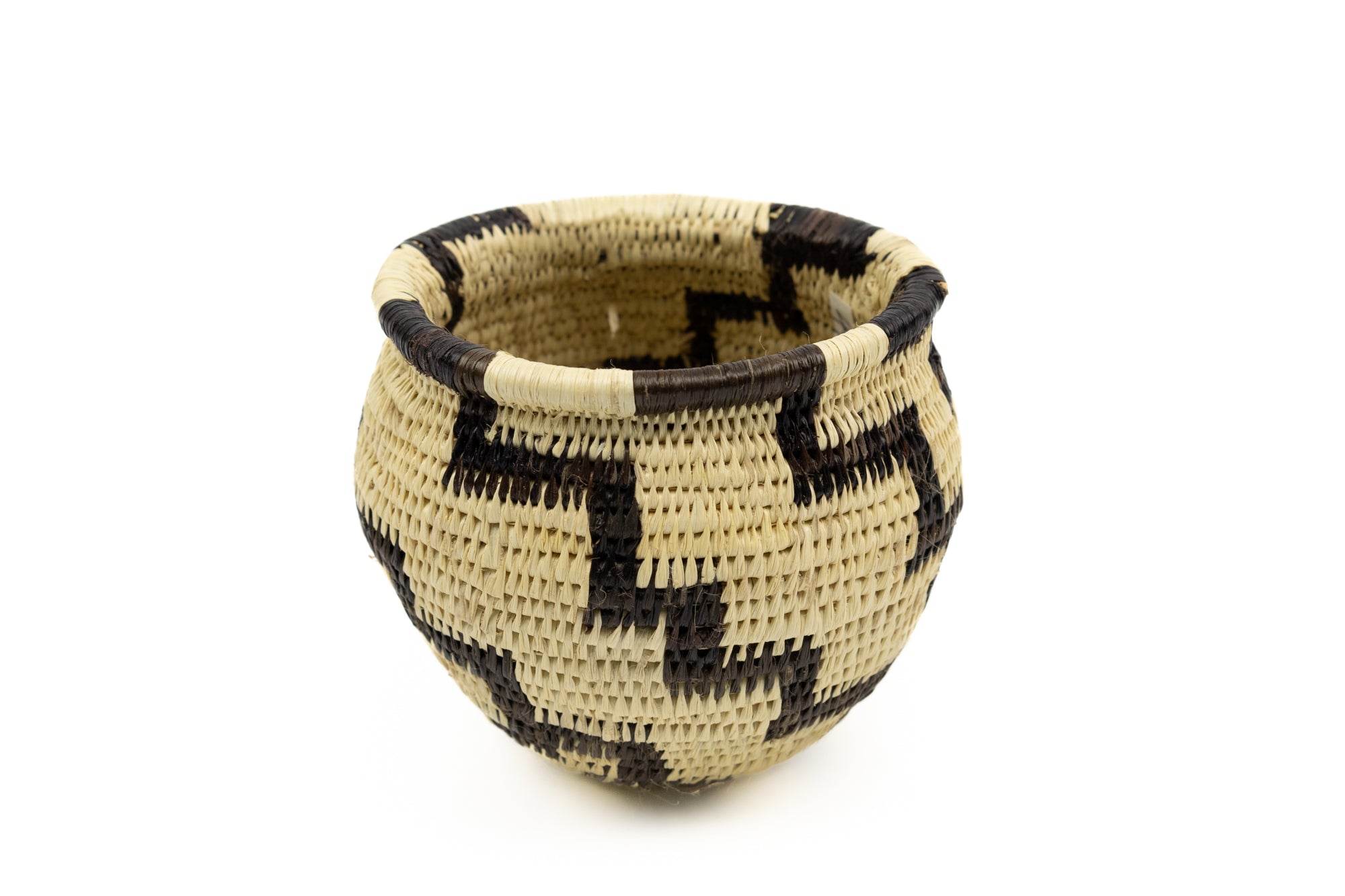Hand Woven Vintage Basket Made By Indigenous Artisans