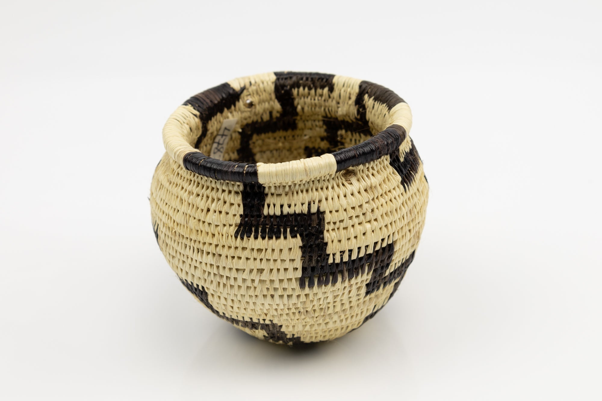 Hand Woven Vintage Basket Made By Indigenous Artisans