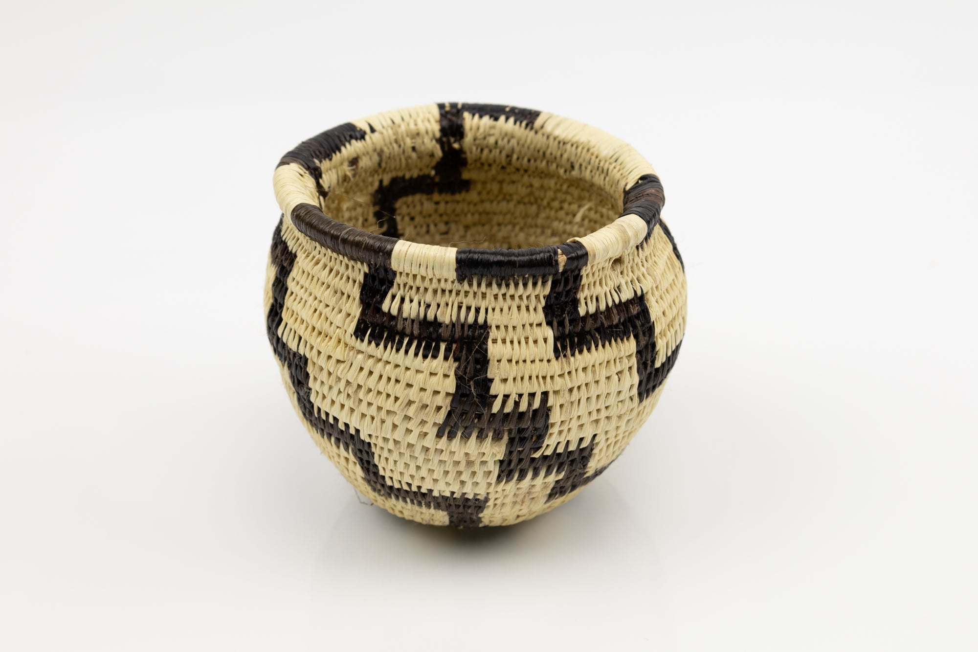 Hand Woven Vintage Basket Made By Indigenous Artisans