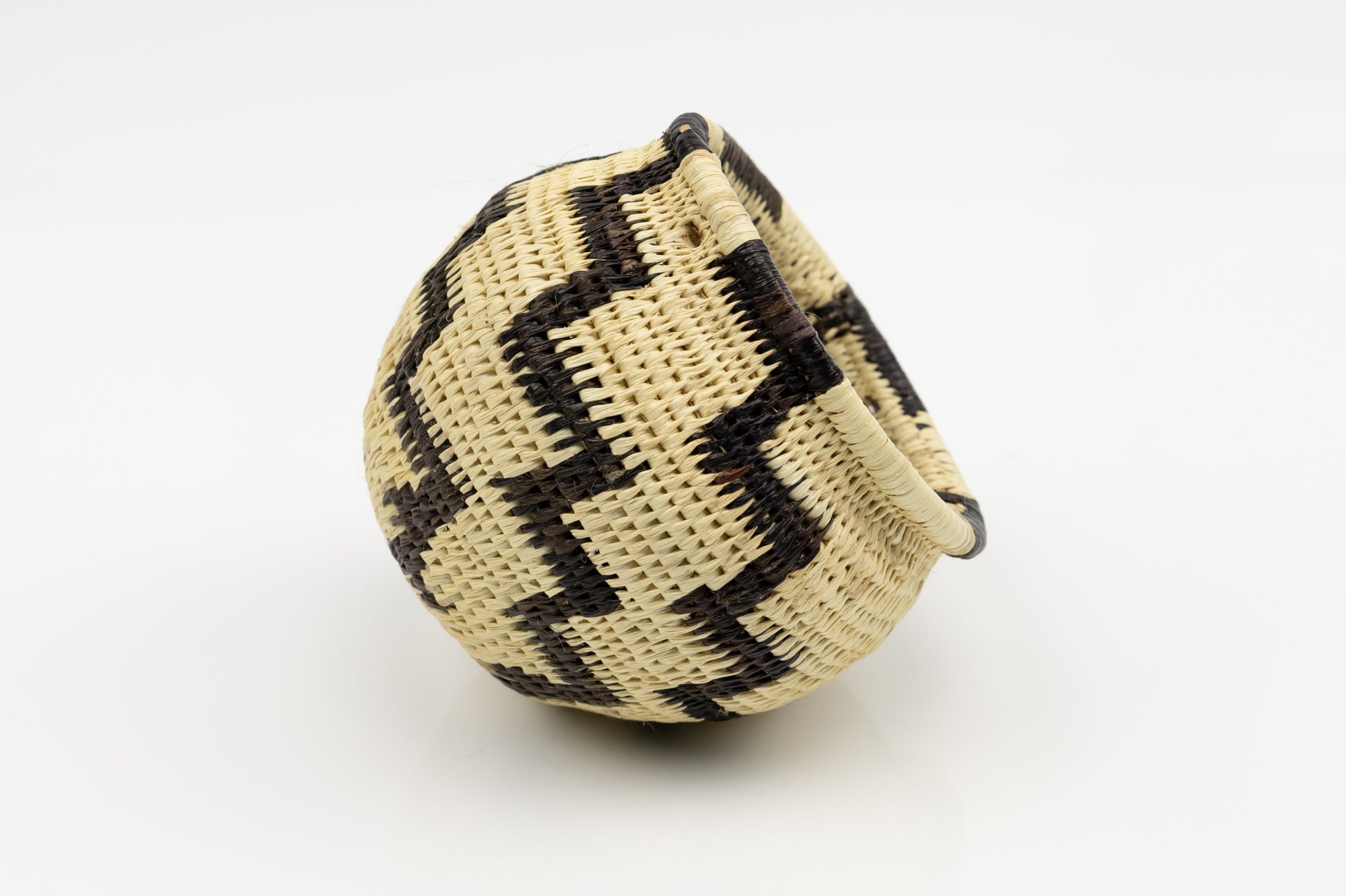 Hand Woven Vintage Basket Made By Indigenous Artisans