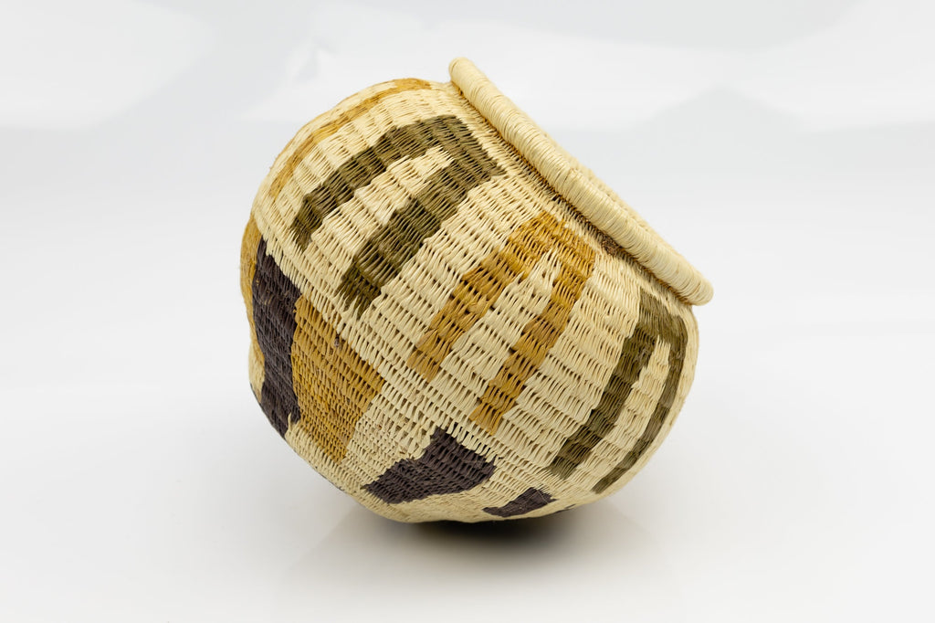 Hand Woven Vintage Basket Made By Indigenous Artisans