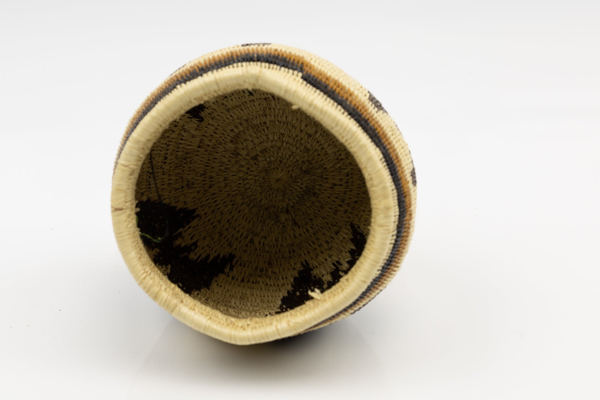 Hand Woven Vintage Butterfly Basket Made By Indigenous Artisans