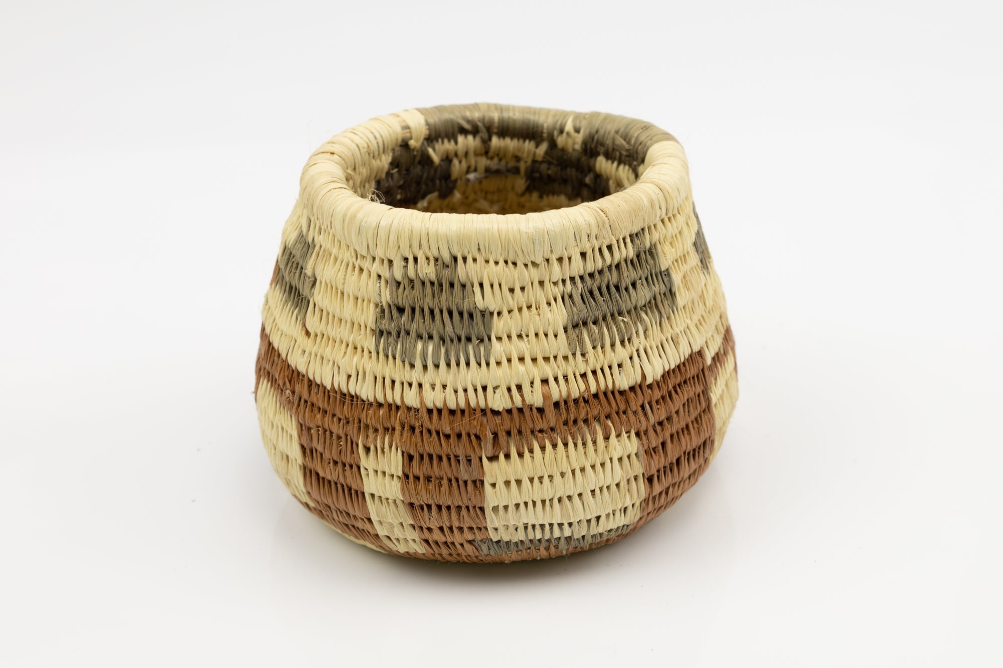Hand Woven Vintage Basket Made By Indigenous Artisans