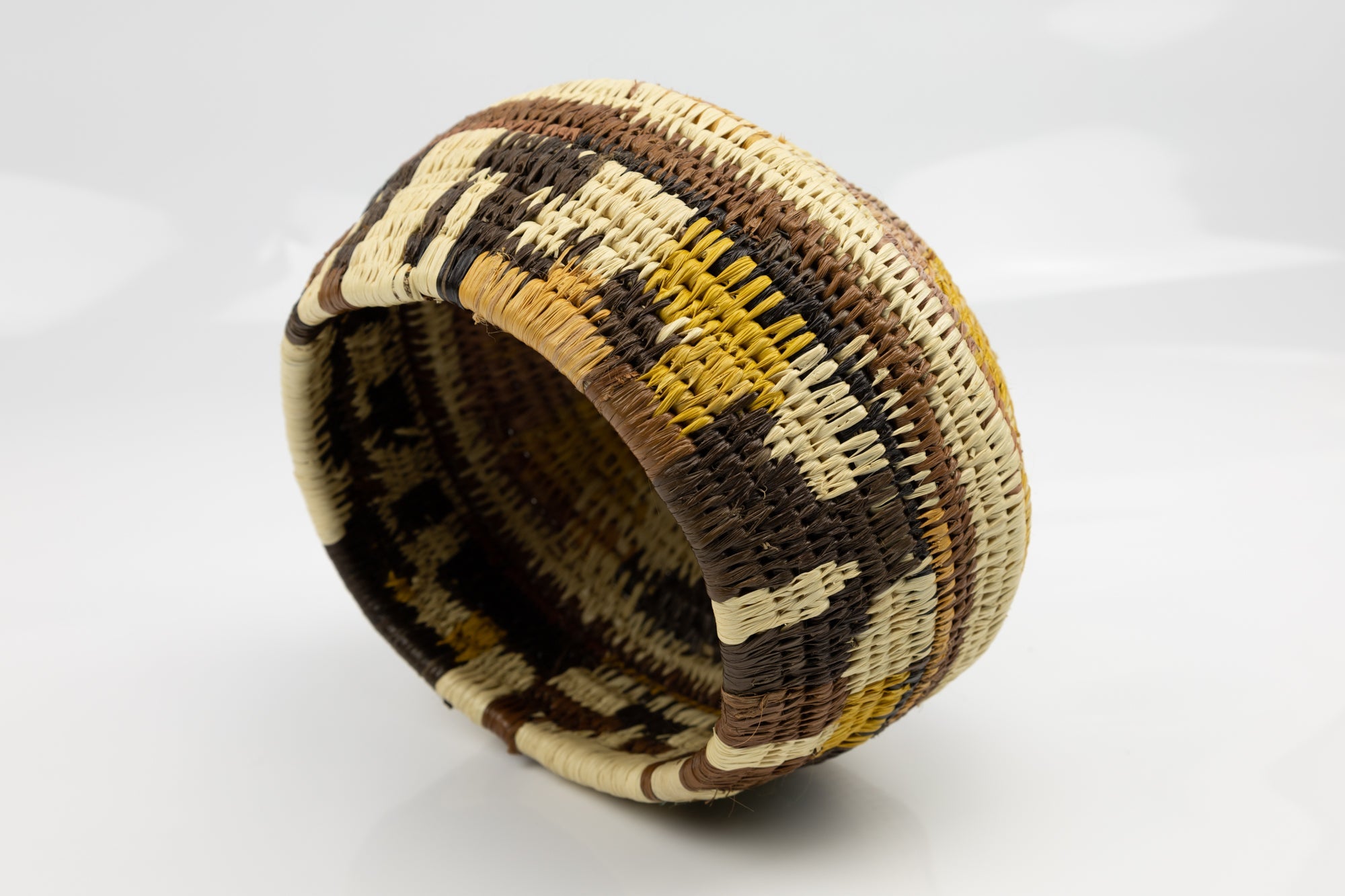 Hand Woven Vintage Basket Made By Indigenous Artisans