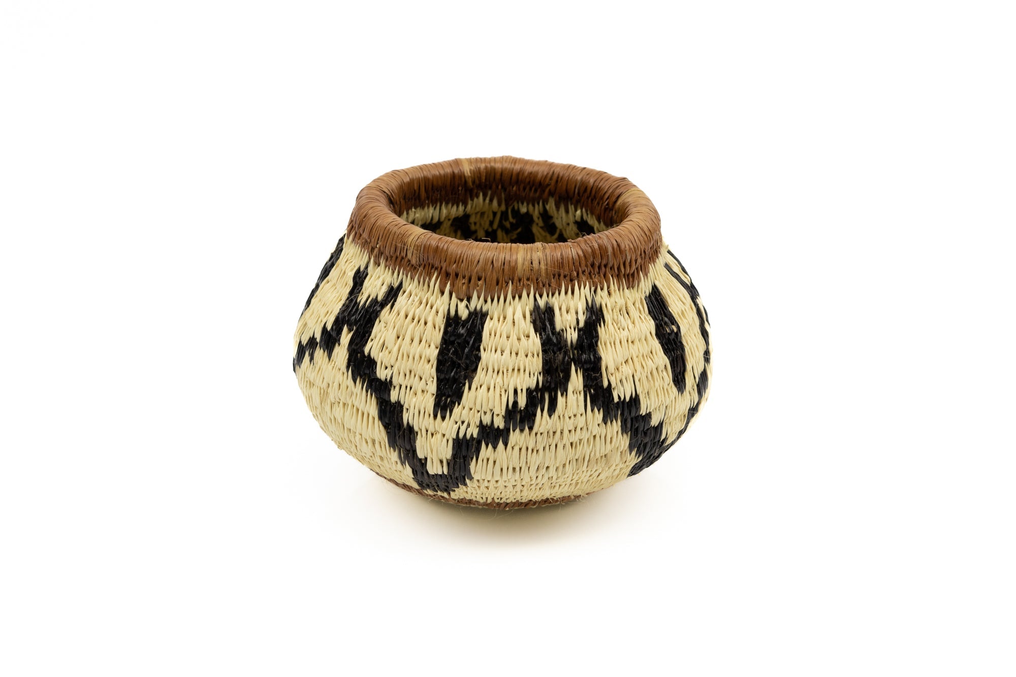 Hand Woven Vintage Basket Made By Indigenous Artisans